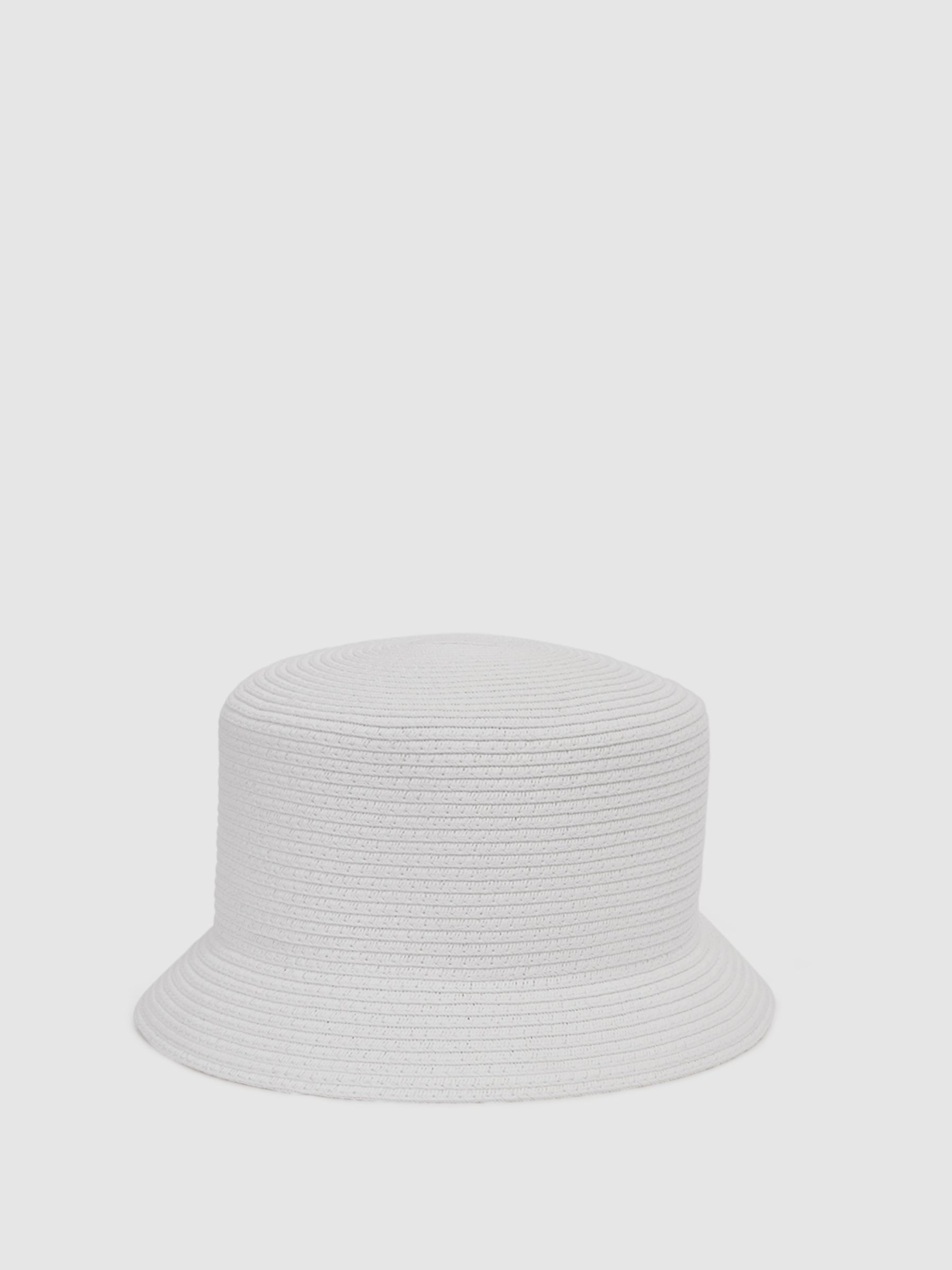 Reiss Lexi Bucket Woven Bucket Hat REISS