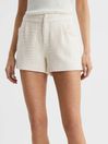 Paige Textured High Rise Shorts