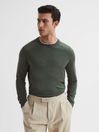Reiss Sage Tinto Merino Silk Knitted Jumper