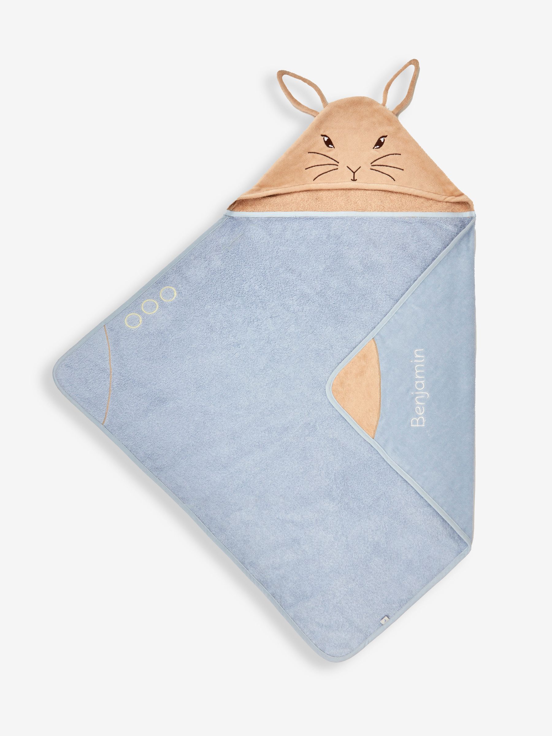 Buy Personalised Peter Rabbit Hooded Towel from the JoJo Maman Bébé UK