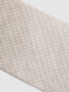 Reiss Oatmeal Vasto Linen Puppytooth Tie