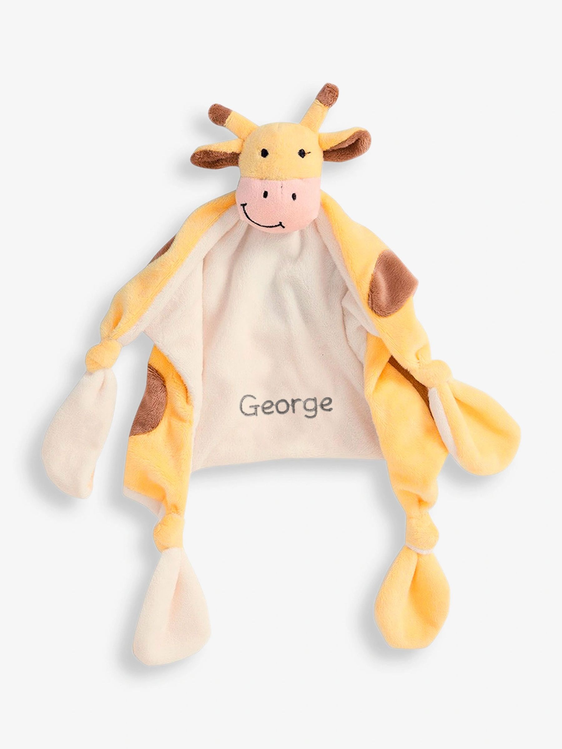 Buy Giraffe Personalised Giraffe Comforter from the JoJo Maman Bébé UK
