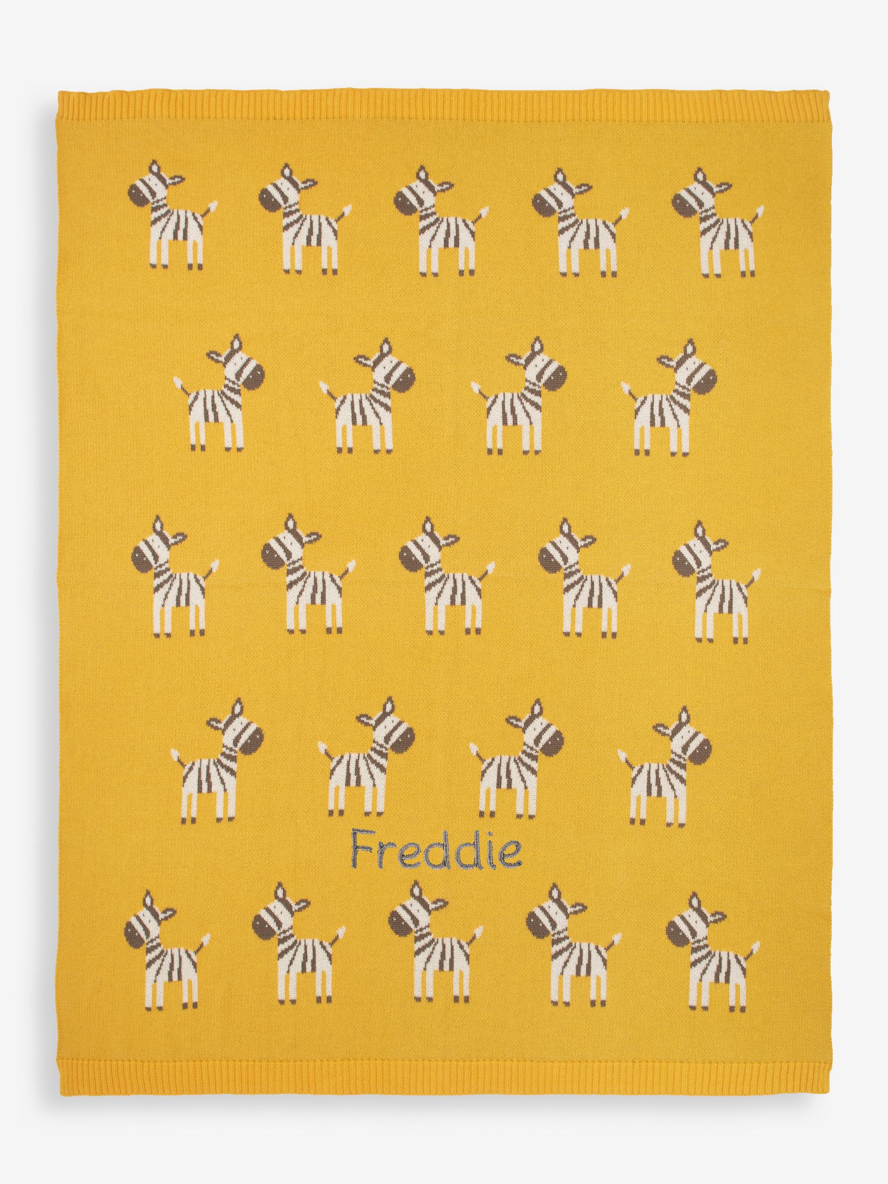 Buy JoJo Maman Bébé Personalised Zebra Blanket from the JoJo Maman Bébé