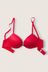 Victoria's Secret PINK Red Pepper Add 2 Cups Smooth Push Up T-Shirt Bra