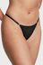 Victoria's Secret Black Lace Thong Icon Knickers