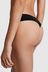 Victoria's Secret PINK Pure Black Thong Seamless Knickers