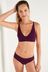 Victoria's Secret PINK Rich Maroon Red Seamless Lightly Lined Bralette