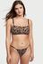 Victoria's Secret Classic Brown Leopard Smooth Lightly Lined Non Wired Bralette