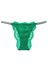 Victoria's Secret Lucky Clover Green Lace Shine Strap Brazilian Panty