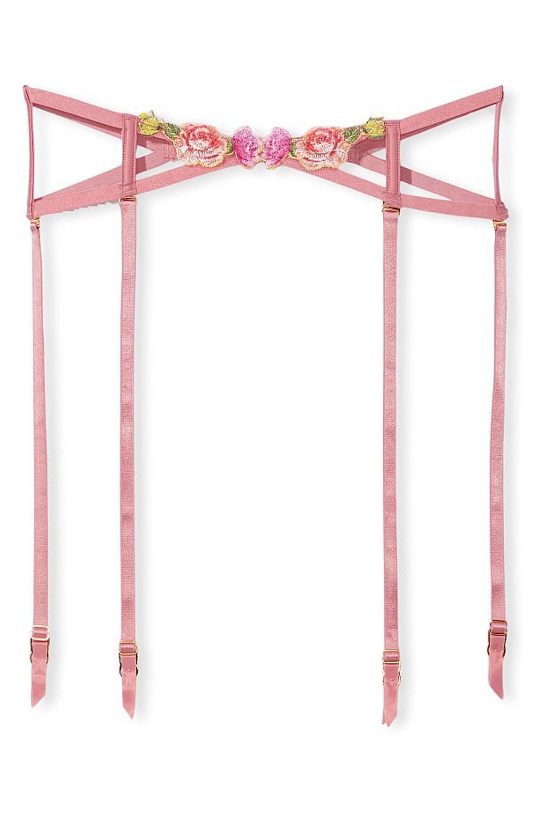 Buy Victoria's Secret Rose Embroidered Garter Belt from the Victoria's ...